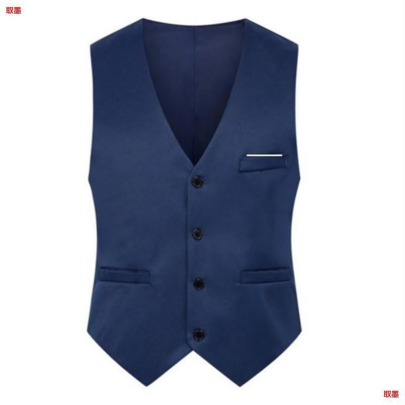 2025 New British Fashion Men'S Suit Vest Slim Fit Waistcoat Men'S Vest Korean Style Suit Vest Trendy - Image 2